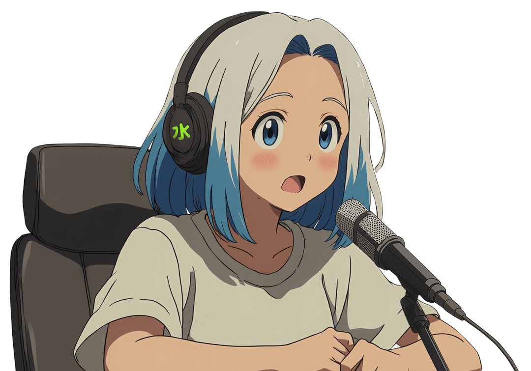Yumi Hosting a Podcast